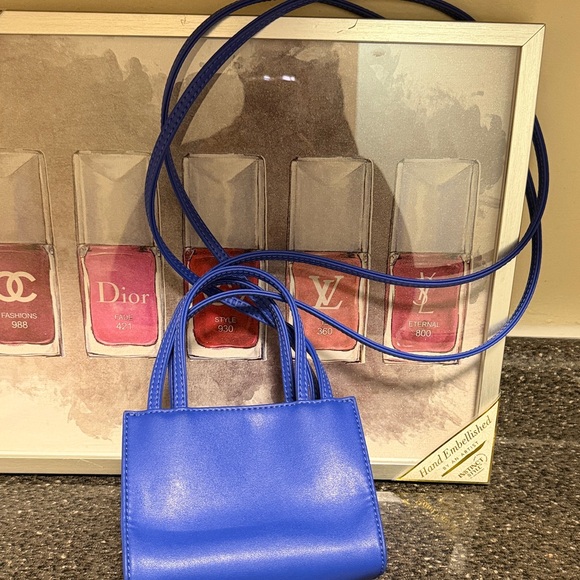 Telfar Blue Mini Shopping Bag - Picture 2 of 3